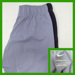Nike Running Pants Womens L Lavender Therma-FIT Colorblock DD6472-519